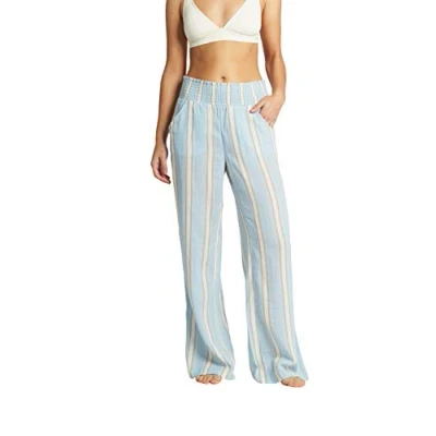 Image of BILLABONG Women&#039;s New Waves Stripe Pant, Clear Sky, Large