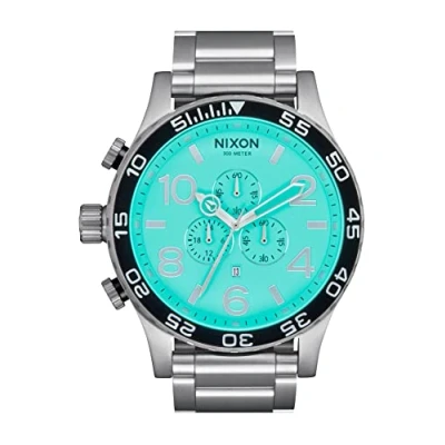 Image of Nixon Men Analog Quartz Watch with Stainless Steel Strap A083 2084 00