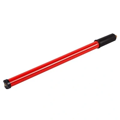 Image of Red 35.5cm Traditional Bike Pump By Blackspur