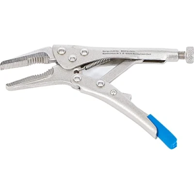 Image of BGS 506 Locking Long Nose Grip Pliers extra short 125 mm