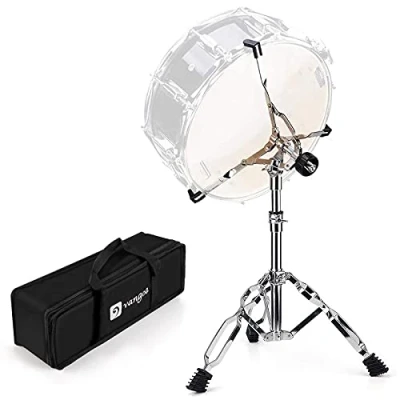 Image of Vangoa Snare Drum Stand Adjustable, Lightweight Double Braced Tripod, with 420D Oxford Carrying Bag, Fit 10&#039;&#039; 15&#039;&#039; Drums