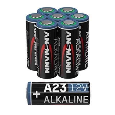 Image of ANSMANN A23 12 V Alkaline Battery Pack of 8 MN21 Batteries Suitable for Alarm Systems, Garage Door Openers, Remote Control, Toys, Digital Cameras and Much More Disposable