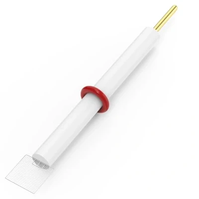 Image of Labasics Platinum Mesh Electrode, 99.99% Purity 10x10 mm Pt Counter Electrode Sheet with PTFE Body for Electrochemical Cells