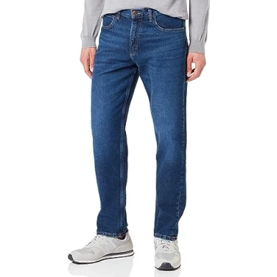 Image of Lee Oscar Straight leg jeans, Men&#039;s, Size: 30x30, Blue nostalgia