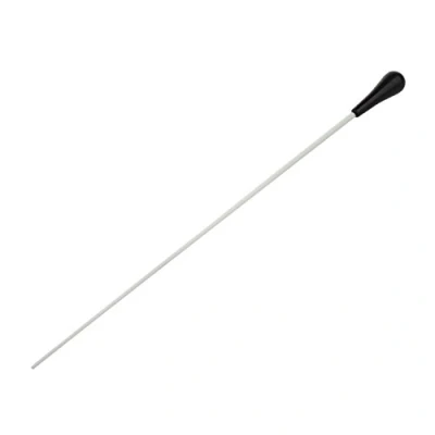 Image of New Black ABS Handle Musical Music Conductor Baton Gift White 15inch