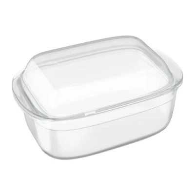 Image of Relaxdays Baking Dish with Lid, 13 x 32.5 19.5 cm