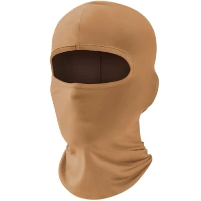 Image of fuinloth Balaclava Ski Face Mask, Motorcycle Cycling Neck Warmer for Helmet, UV Protector Scarf Men/Women Sand