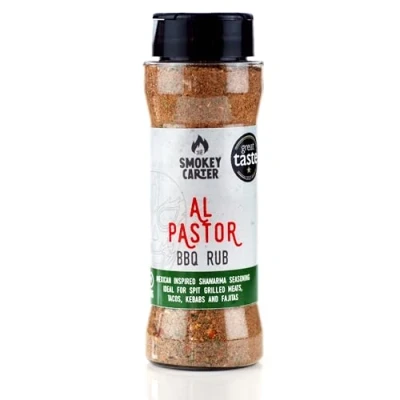 Image of Al Pastor BBQ Rub Shaker The Smokey Carter 2021 Great Taste Award Winner Seasoning for tacos, shawarma &amp; everything Mexican