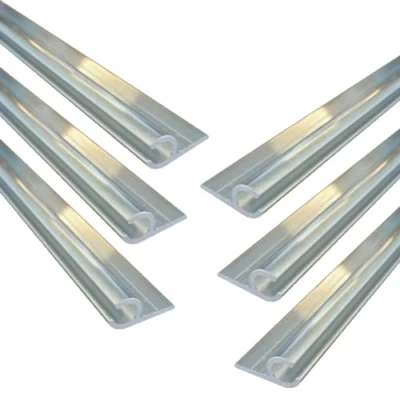 Image of Campervan Awning Rail C Channel 6 X 60cm Strips for Motorhome Caravan Accessories, Pack of