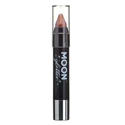 Image of Holographic Glitter Paint Stick/Body Crayon makeup for the Face &amp; Body by Moon 3.5g Rose Gold