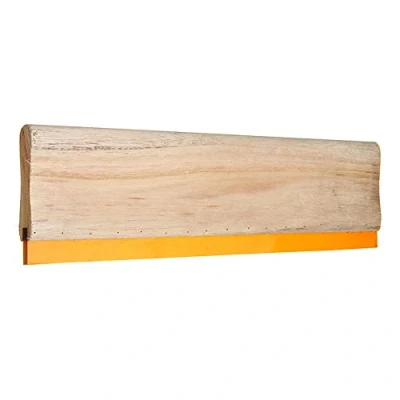 Image of T&amp;F Screen Print Squeegee 20cm Wood Ink Scraper for Printing Textile