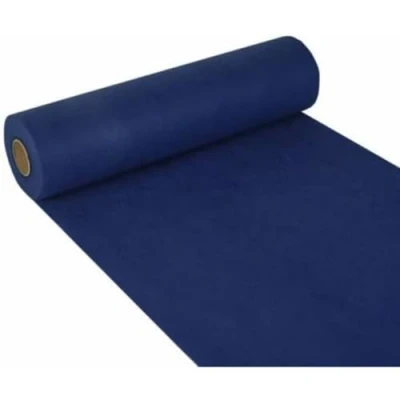 Image of &#039;Tisch Deko Table Paths, Similar to the non woven fabric, Soft Selection 24 MX 40 cm in Dark Blue roller