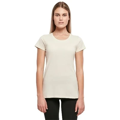 Image of Build Your Brand Women&#039;s Bb012 ladies Basic Tee T Shirt, Sand, S