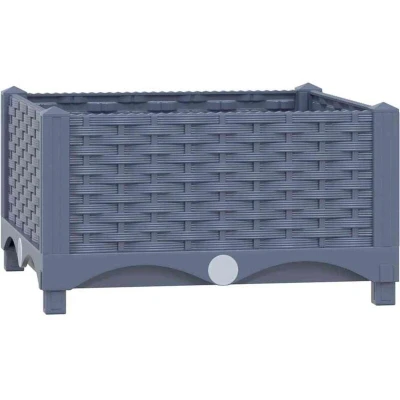 Image of vidaXL Raised Bed 40x40x23 cm Polypropylene