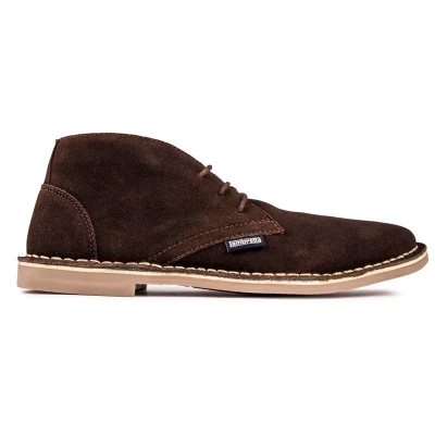 Image of Lambretta Mens Chiswick Desert Boots Brown 10 UK