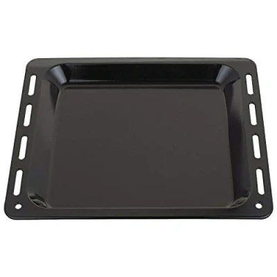 Image of SPARES2GO Baking Tray Enamelled Pan compatible with Neff Oven Cooker (448mm x 360mm 25mm)