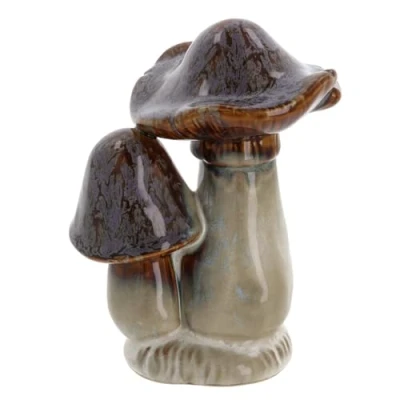 Image of Shudehill Giftware Magical Mushroom Ornaments Red, Pink, Grey and More Designs (Double)