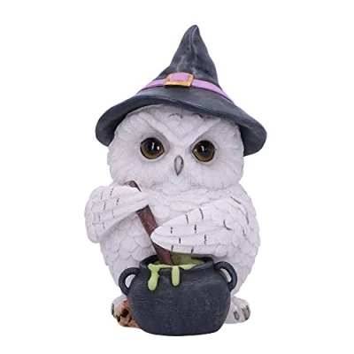 Image of Nemesis Now Owl Potion Figurine 17.5cm, White