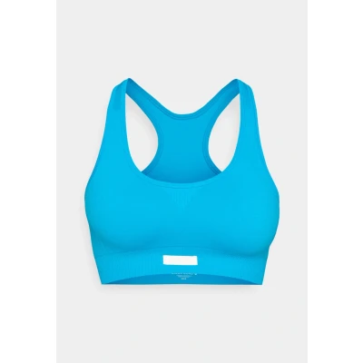 Image of Björn Borg Studio LOW Seamless sports BRA Light support bra, Women&#039;s, Size: Medium, Atomic blue