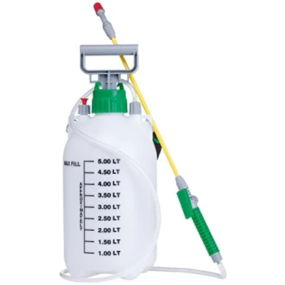 Image of 5 Litre Pump Action Pressure Sprayer Garden Chemical Fertiliser Pesticides Weed Killer Bottle