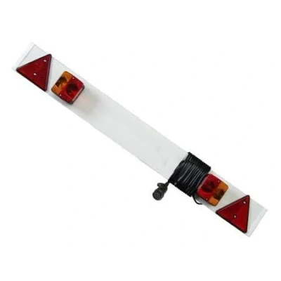 Image of leisure MART Trailer lighting board 4ft with 4 meters of cable 13 PIN PLUG no mounting holes Part no. LMX2412