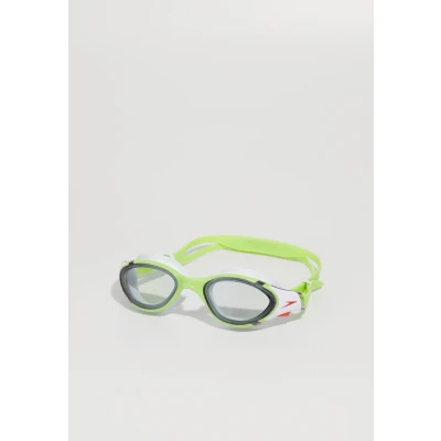 Image of Speedo Unisex Biofuse 2.0 Swimming Goggles, Patented Easy Adjustment, Anti Fog, Leak, Enhanced Fit, Improved Comfort, Olive Night/Black/Hyper/Smoke, One Size