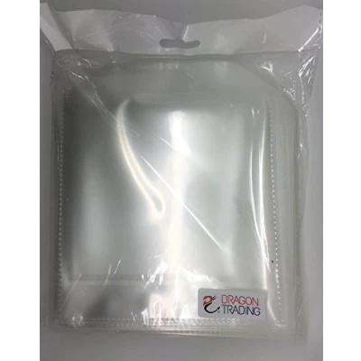 Image of Premium 100 Micron CD Sleeve With Flap DragonTrading® (50 Pack) Protect Your Discs