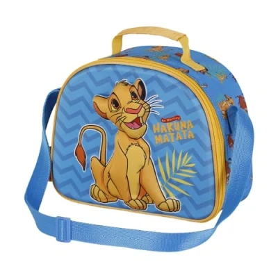 Image of Disney Lion King Hakuna 3D Lunch Bag, Blue, 25.5 x 20 cm