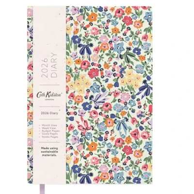 Image of 2026 Floral Ditsy A5 Linen Diary