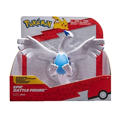 Image of Pokemon PKW0183 Lugia Epic Battle FIGURE 6 Inch Articulated Authentic Details, Multi