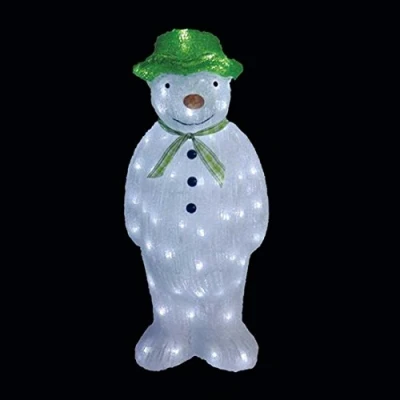 Image of UK Christmas World The Snowman Large Acrylic with 100 LEDs