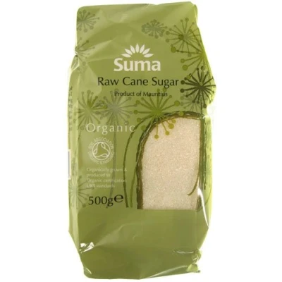 Image of Suma Organic Raw Cane Sugar 500 g (Pack of 6)
