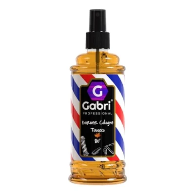 Image of Gabri Tobacco Barber Cologne, Aftershave Turkish Cologne Spray, Men&#039;s Eau de 400 ml (No8 Tobacco)