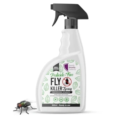 Image of Fly Killer Spray 500ml Effective Indoor, Powerful for Home Use, Bug Pest Control, Repellent Efficient Insect Spray, Deterrent, Control