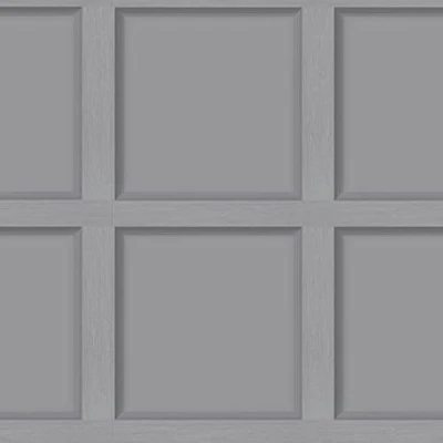 Image of Holden Decor Modern Wood Panel 3D Effect Wooden Panelling Wallpaper Feature Wall 10m Roll [Grey 12981]