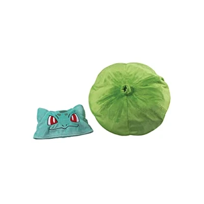 Image of DISGUISE 90303 Bulbasaur Headband &amp; Tail Set Pokemon Balbasaur Costume Accessories, Cartoon, Green, Adult Size
