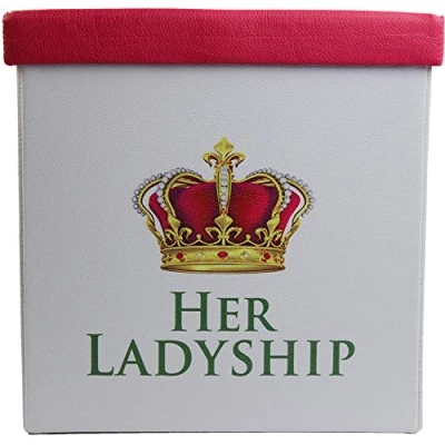 Image of Leonardo Her Ladyship Folding Storage Box, Multi, 38x38x38 cm
