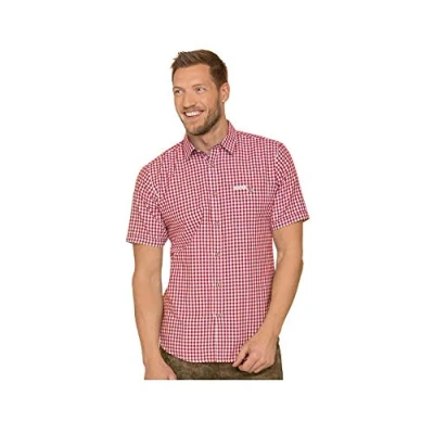 Image of Stockerpoint Men&#039;s Hemd Renko3 Trachtenhemden, Red (Rot Rot), XX Large (Size: 2XL)
