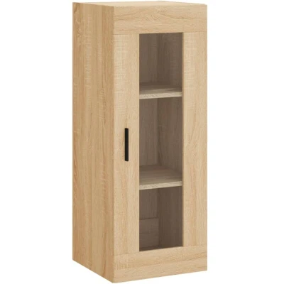 Image of vidaXL Wall Mounted Cabinet Sonoma Oak 34.5x34x90 cm