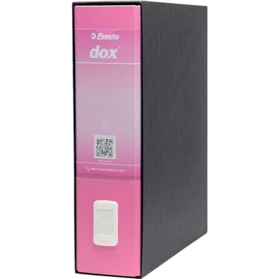 Image of Esselte Dox 1 Class Box Lever Arch File, A4. Light Pink