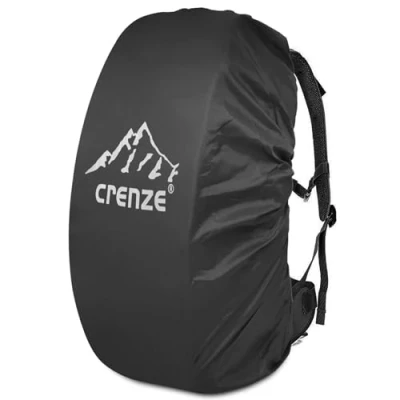 Image of Crenze Backpack Rain Cover, 15 90L Waterproof Rucksack Cover with Reflective for Hiking Camping Traveling Cycling