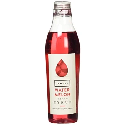 Image of Simply Watermelon Syrup, Vegan &amp; Nut Free Flavoured Syrup for Coffee, Cocktails Baking (250ml)