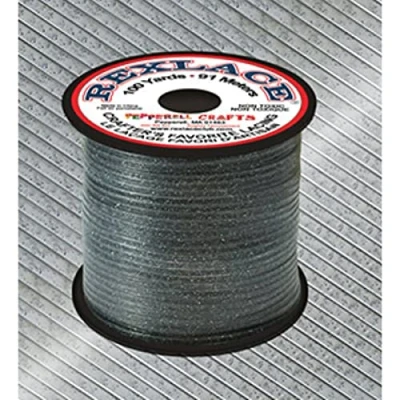 Image of Pepperell Rexlace Plastic Lacing .0938&quot; X100yd, Silver Sparkle