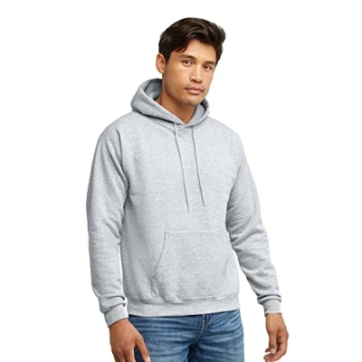 Image of Hanes Men&#039;s P170 Hoody, Opaque, Ash, XX Large
