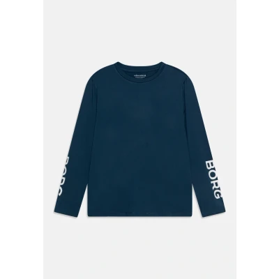 Image of Björn Borg Long Sleeve Unisex sleeved top for kids, Size: 6 7y, Blue wing teal