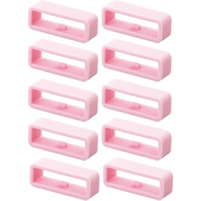 Image of Watch Strap Loops,10 PCS Silicone Band Holder Replacement Keeper Smartwatch Retainer Loop 20mm Fastener Rings