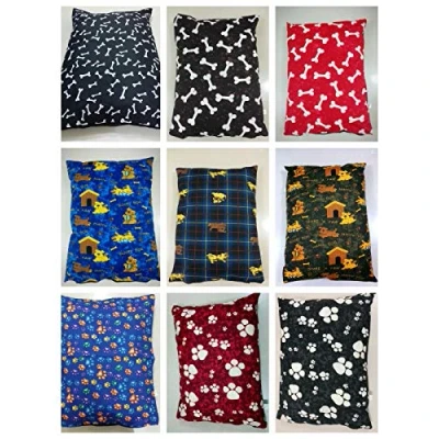 Image of AmigoZone Large and Extra Pet Dog Bed Zipped Removable &amp; Washable Complete Or Cover Only (Extra + Cushion, Asorted)