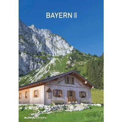 Image of Bayern 2025 Bild Kalender 23,7x34 cm Regional Wandkalender mit Platz für Notizen Alpha Edition