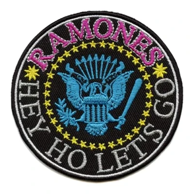 Image of Rock Off Ramones The Hey Ho Let&#039;s Go V. 2 Official Woven Patch