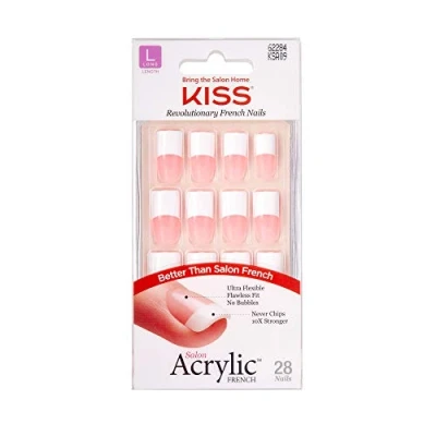 Image of Kiss Salon Acrylic French Kit Team Player Long